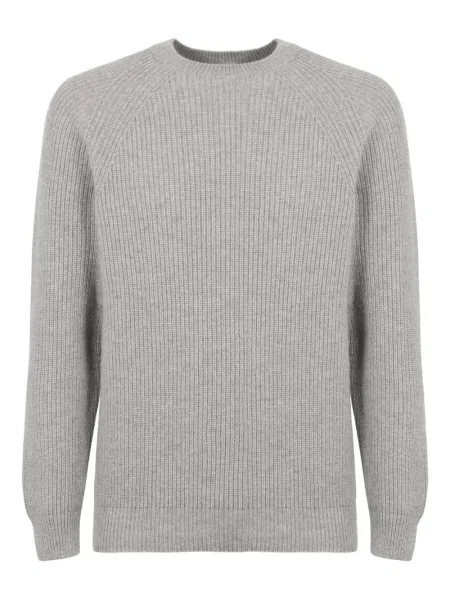 Pulover Slowear cu decolteu rotund gri