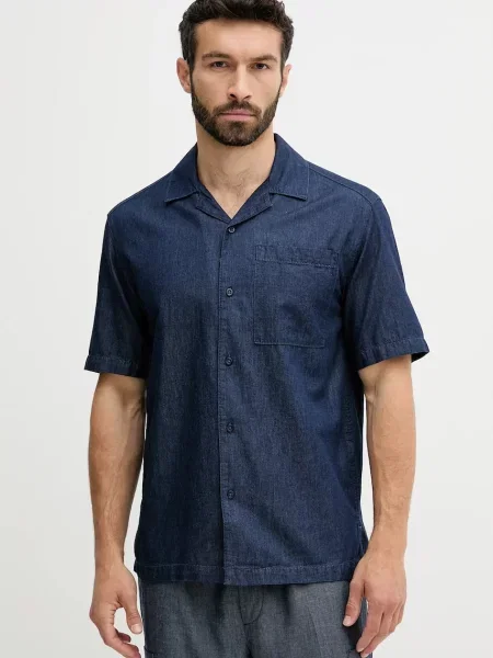 Srajca United Colors of Benetton mornarsko modra