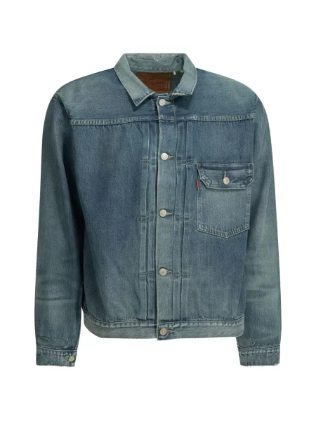 Blugi Levi's® cu autograf cu buzunare aplicate alb