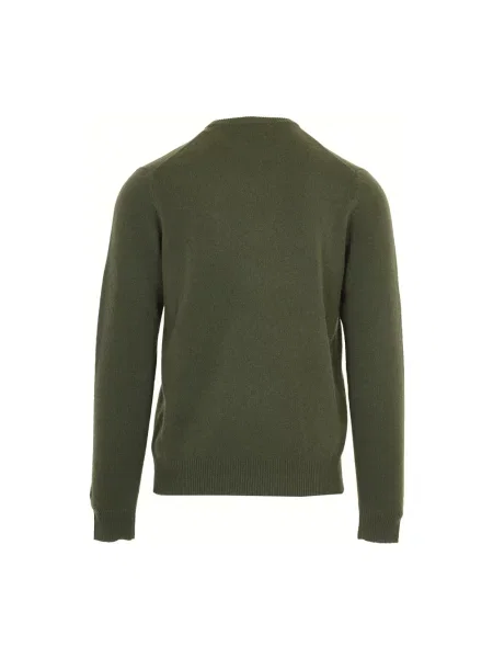 Dzianinowy sweter Mc2 Saint Barth zielony