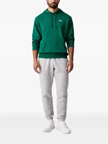 Trčanje hlače Under Armour s autogramom s vezicama siva