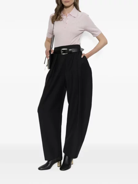 Decupat tricou polo Givenchy cu imagine roz