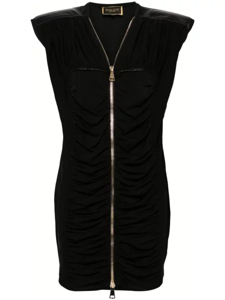 Koszulka Mitiliane Couture skórzana czarna