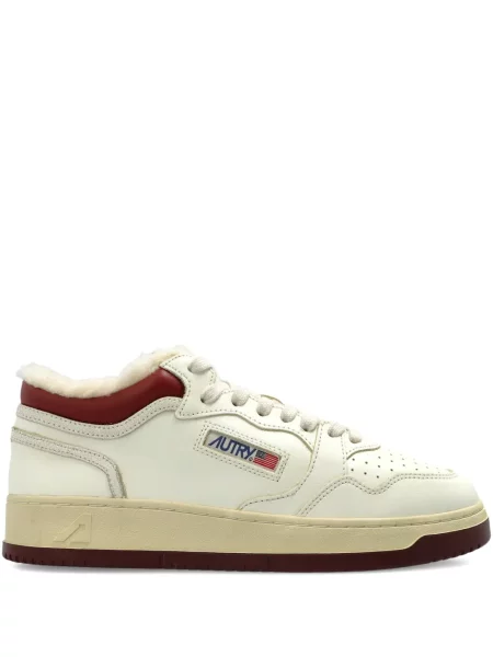 Sneakerși Autry din piele alb
