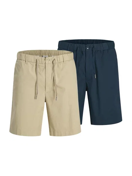 JACK & JONES Chino nohavice JPSTJAIDEN ROCCO tmelová / námornícka modrá