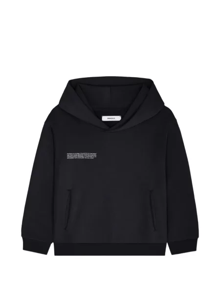 Bluza z kapturem dziecięca Pangaia czarna