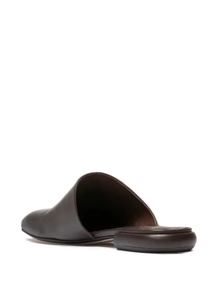 Papuci tip mules Officine Creative din piele maro