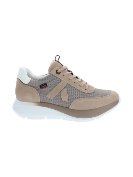Sneakersy Callaghan skórzane beżowe