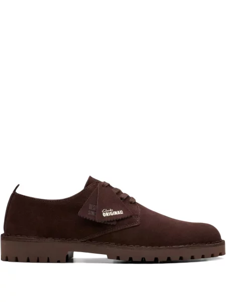Pantofi derby Clarks Originals maro