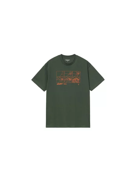 Carhartt WIP S/S Theory And Practice T-S Mężczyźni Koszulki Carhartt WIP Size: M zielony