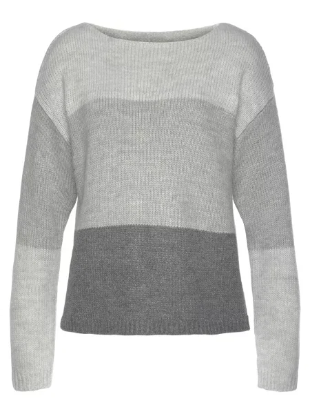 LASCANA Pulover deschis / închis gri