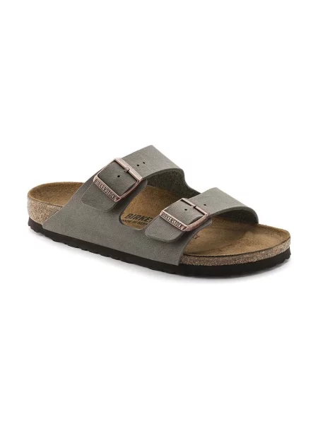 Шльопанці Birkenstock Arizona сірий