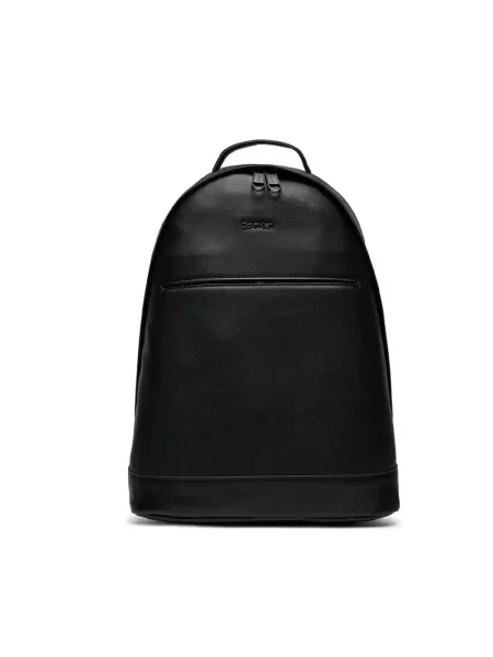 Plecak Calvin Klein w miejskim stylu skórzany czarny