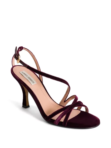 Sandale Alberta Ferretti cu bretele violet