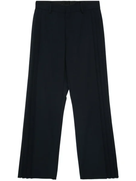 Pantaloni Fendi plisate albastru