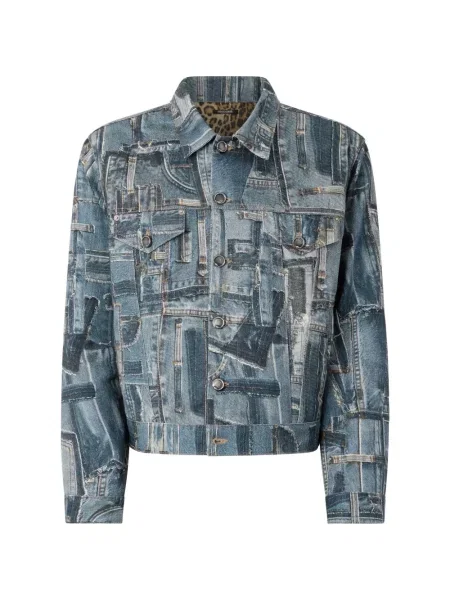 Geacă de blugi Roberto Cavalli albastru