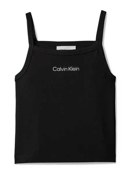 Dětské top Calvin Klein Jeans černý