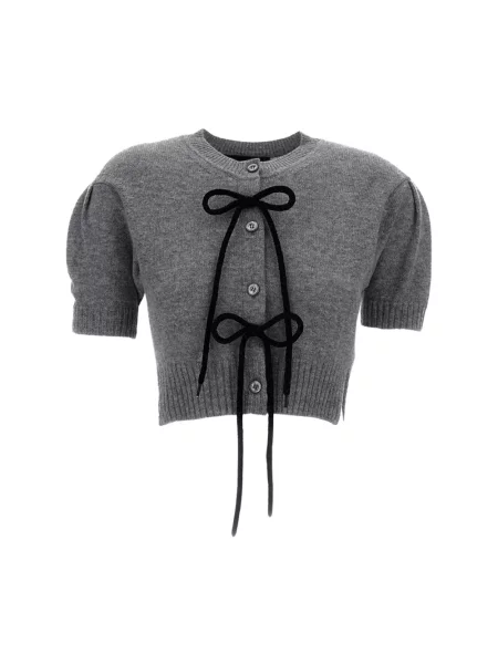 Kardigan Simone Rocha z kaszmiru szary