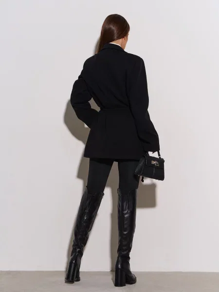 Піджак ISSA Plus кашемір чорний