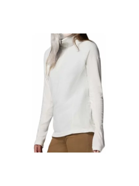 Mikina na zips Columbia biela