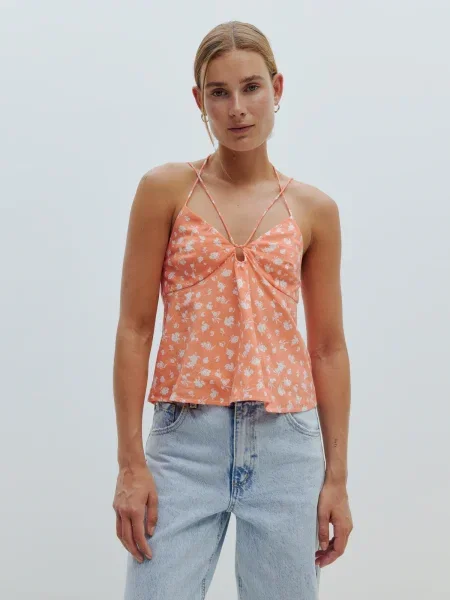 EDITED Top Allie miks / melange narančasta