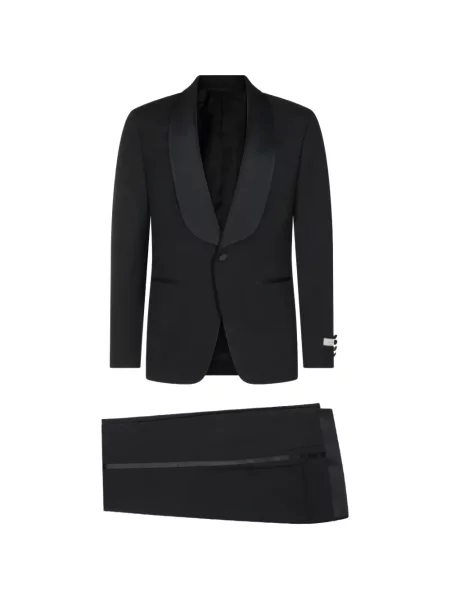 Costum Canali cu rever negru