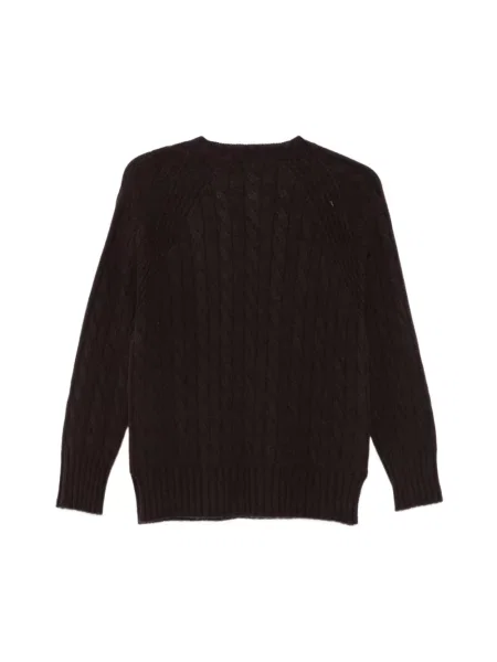 Sweter D.exterior wełniany brązowy
