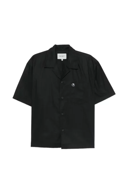 Rövid ing Carhartt Wip autogrammal fekete