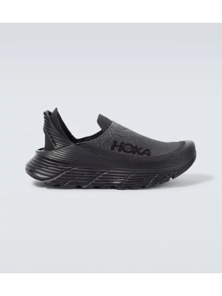 Slip on hlačke Hoka One One črna