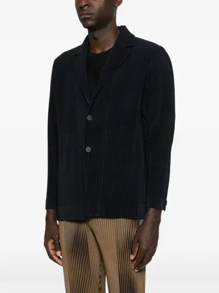 Μπλέιζερ Homme Plissé Issey Miyake με πέτο μπλε