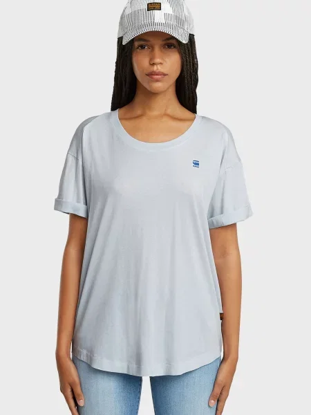 Футболка G-star Raw блакитна