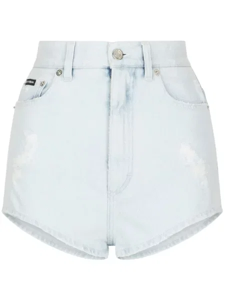 Szorty jeansowe Dolce And Gabbana niebieskie