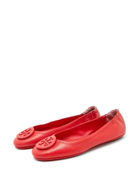 Balerini Tory Burch cu autograf roșu