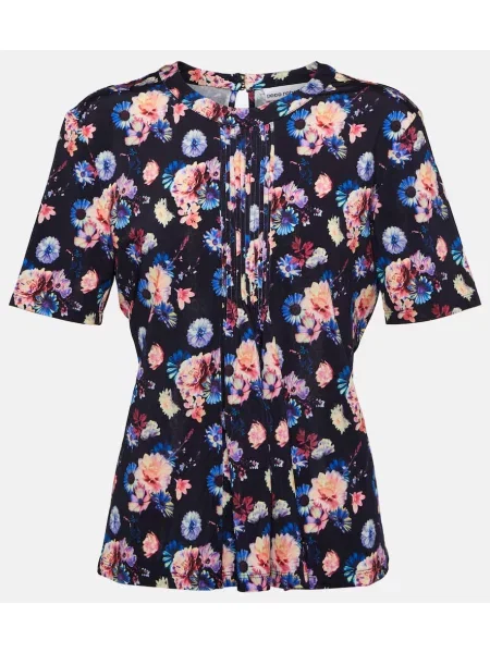 Kvetinový top Paco Rabanne