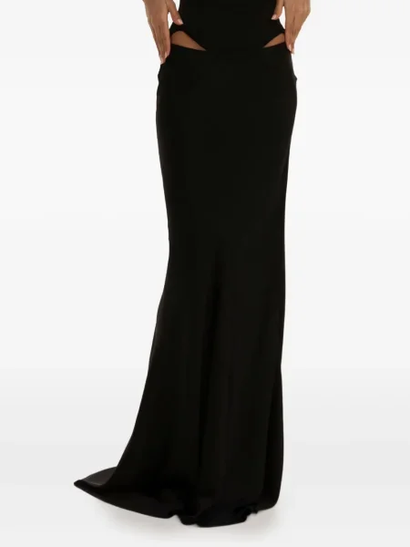 Fusta maxi Moos Studio negru