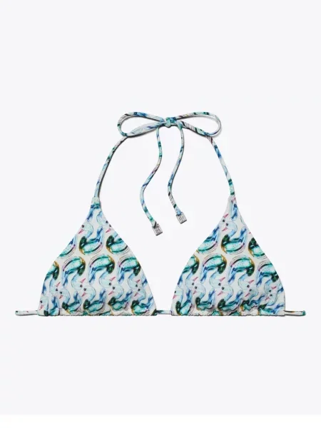 Bikini Tory Burch cu imagine albastru