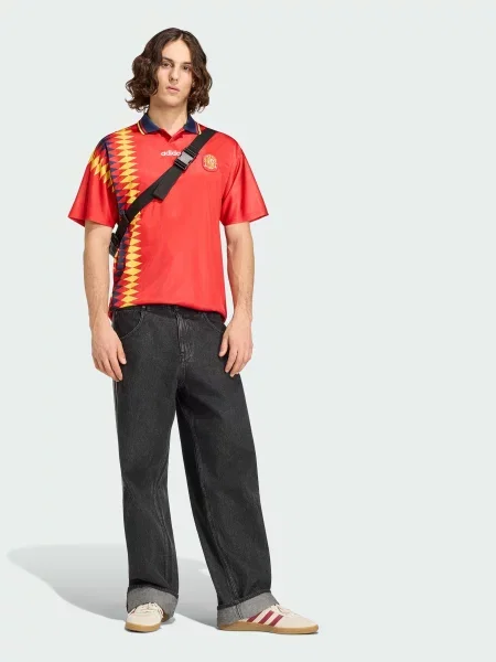 Поло Adidas красное