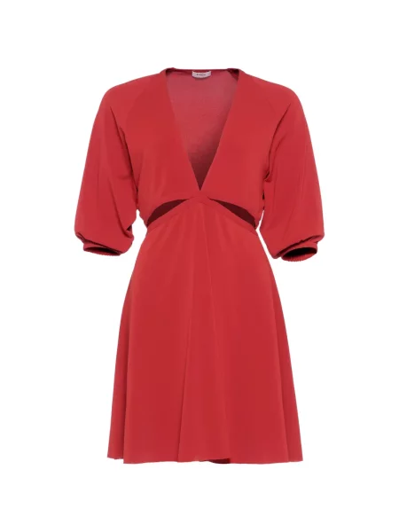 Rochie mini Eres în linie A roșu