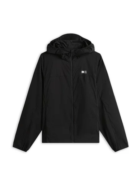 Tommy Jeans Geacă de primăvară-toamnă gri / negru alb