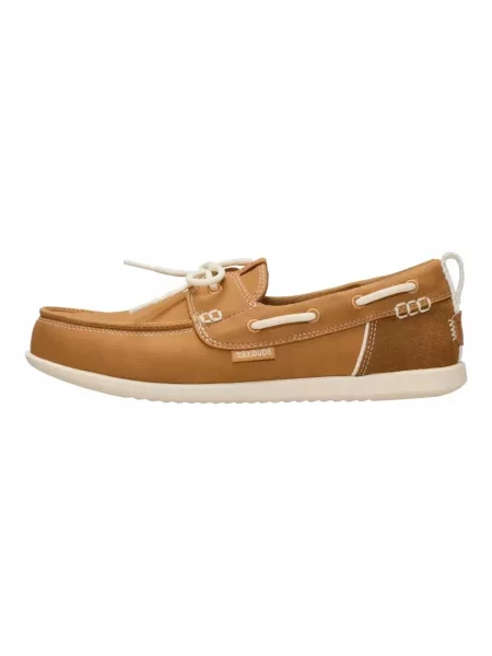 HEYDUDE Mokasyny Harbor Breeze Lo Classic beżowe