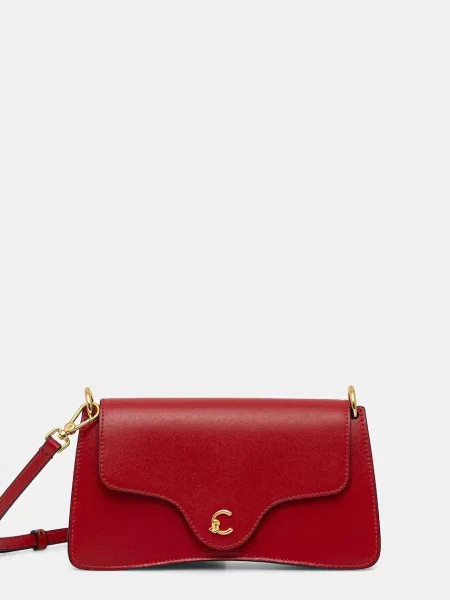 Coccinelle crossbody kabelka dámska kožená červená