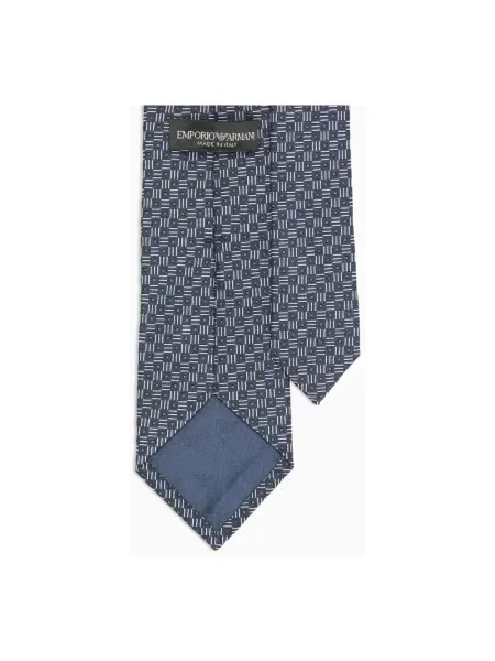 Krawat Emporio Armani niebieski