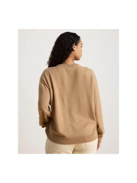 Sweter Ralph Lauren z kaszmiru beżowy