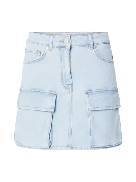 SELECTED FEMME Fustă HAZEL deschis albastru