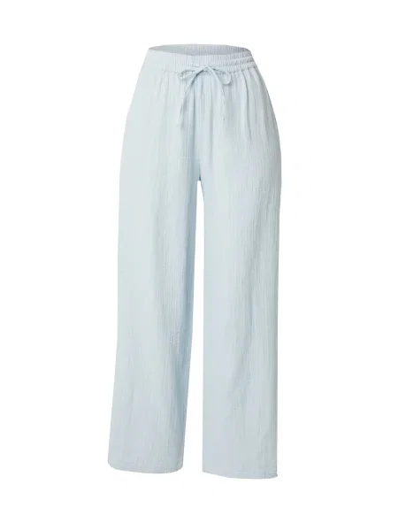 PIECES Pantaloni PCSASTINA deschis albastru