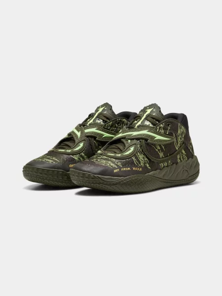 Повседневные кроссовки Puma зеленые