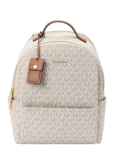 MICHAEL Michael Kors Rucsac maro / alb murdar bej