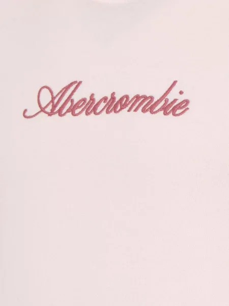 Abercrombie & Fitch Bluza Z Kapturem rosa różowa