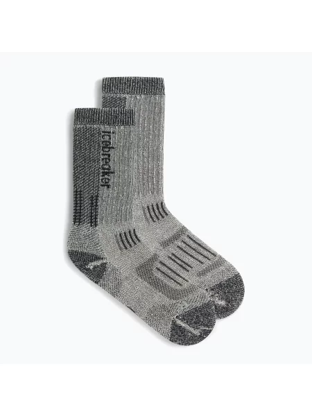 Șosete pentru femei Icebreaker Merino Hike+ Mountaineer Mid Calf jet heather/black negru