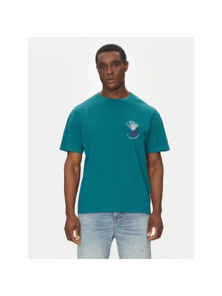 Quiksilver Majica Regular Fit zelena